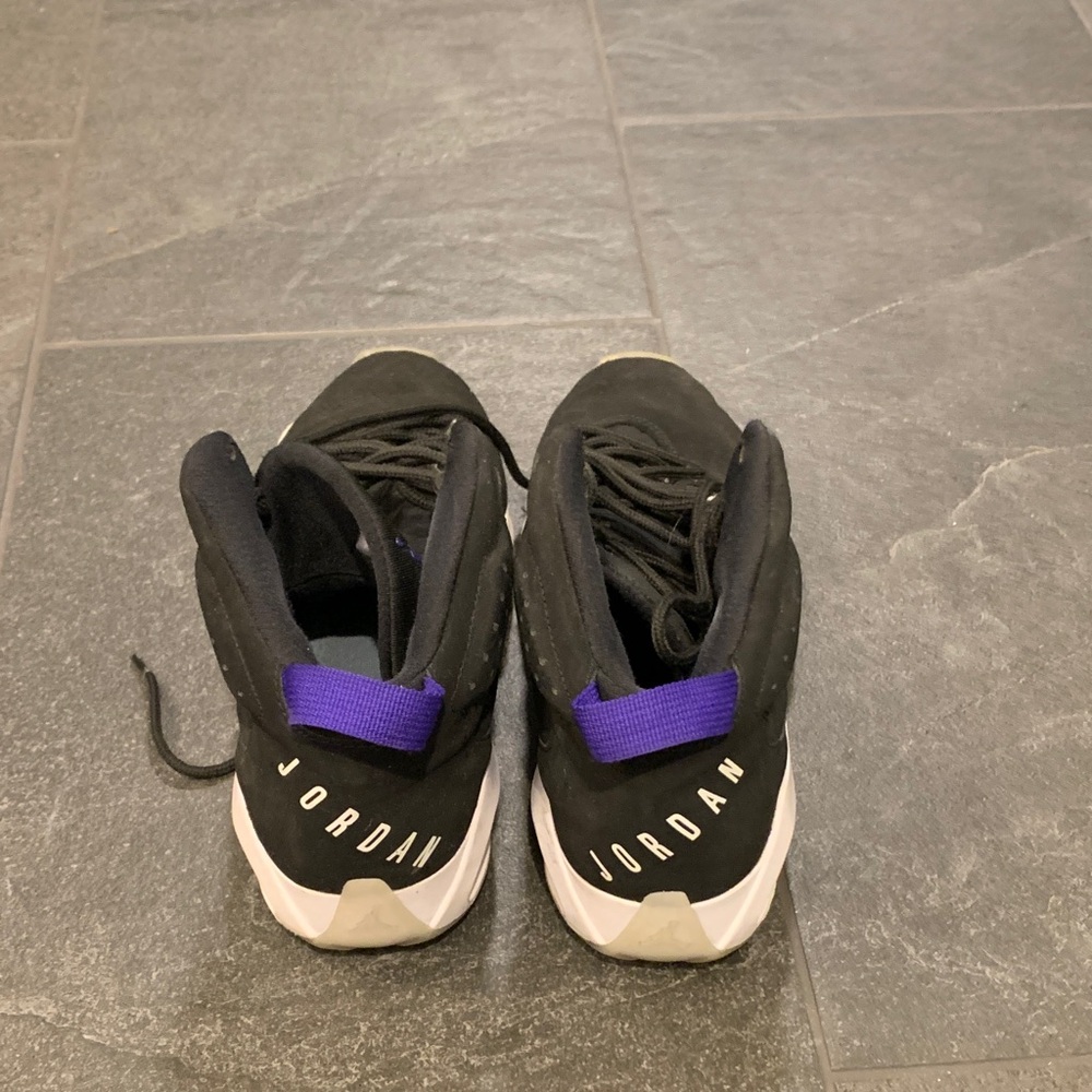 Jordan Athletic Shoes in Black and Purple